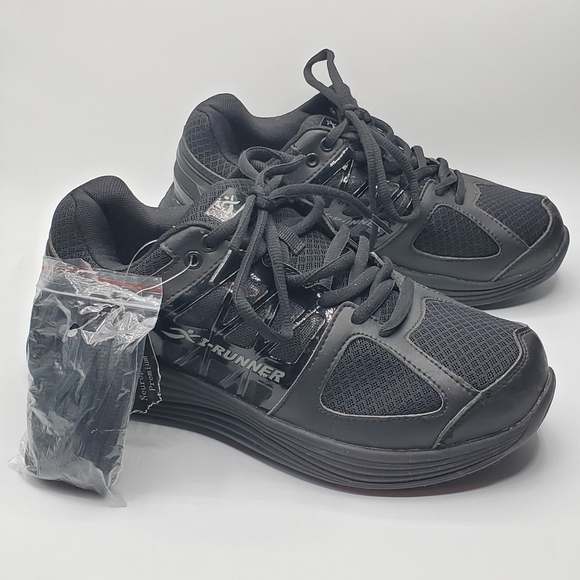 NWT I-runner proseries leather/mesh diabetic slip proof safety shoe 7 extra wide - Picture 1 of 15